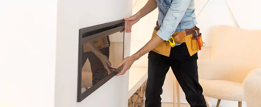 Metal Fireplace Installation in Palos Hills, Illinois