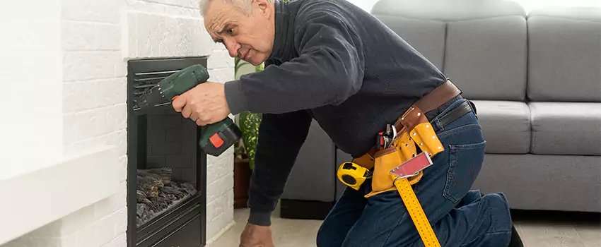 New Indoor Fireplace Installation in Palos Hills, Illinois