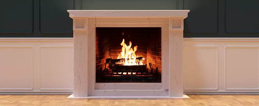Open Flame Wood-Burning Fireplace Installation Services in Palos Hills, Illinois