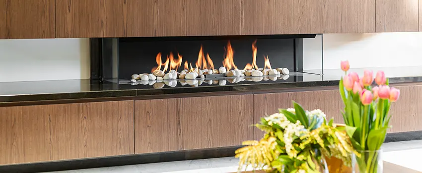 Double-height Fireplace Design Refurbishment in Palos Hills, Illinois